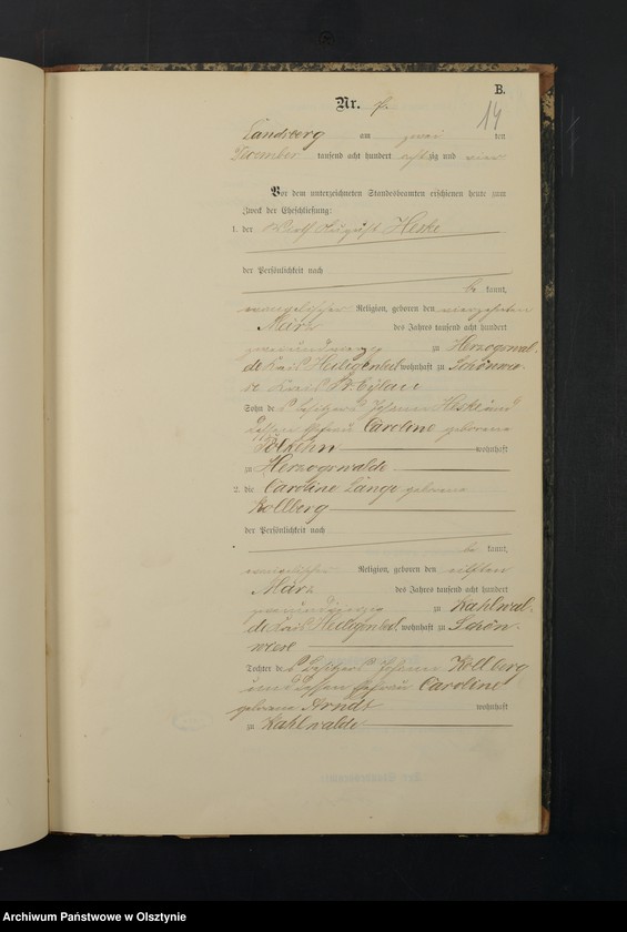 image.from.unit.number "Heiraths-Neben-Register Nr 1 - 9"