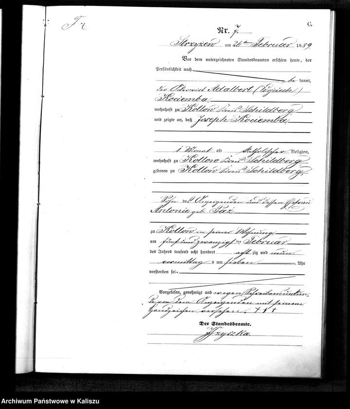 Obraz 10 z jednostki "[Księga zgonów]"