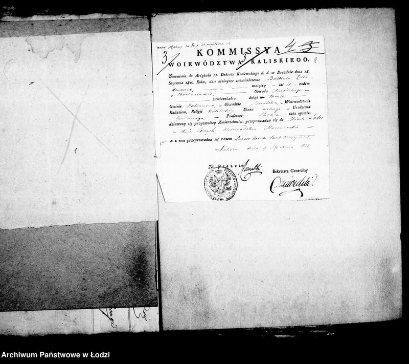 Obraz 10 z jednostki "Akta zawierające w sobie świadectwa przesiedleń"