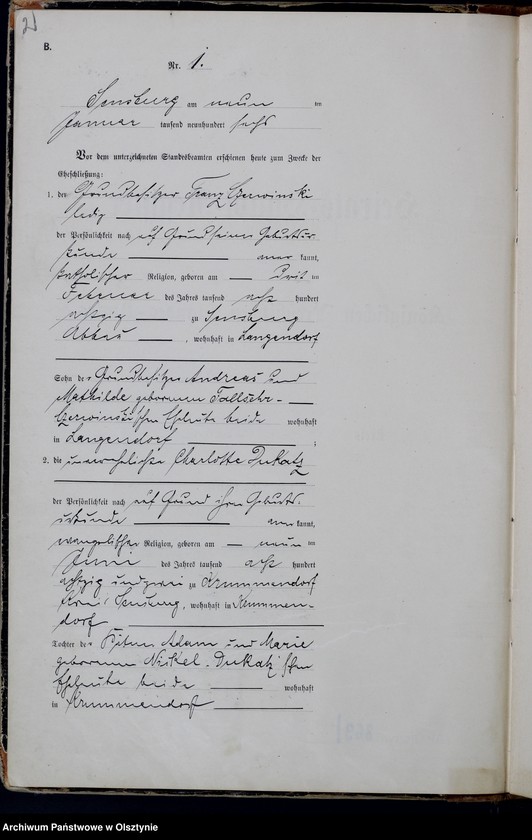 image.from.unit.number "Heiraths-Haupt-Register Nr 1 - 74"