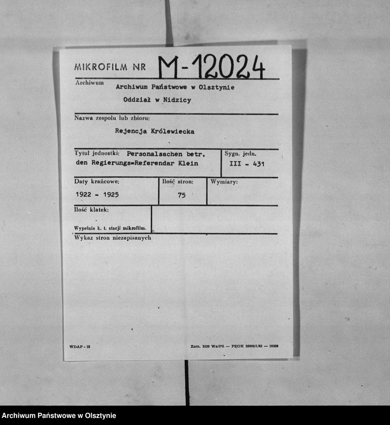 image.from.unit.number "Regierungs-Referendar Klein [Wilhelm]"