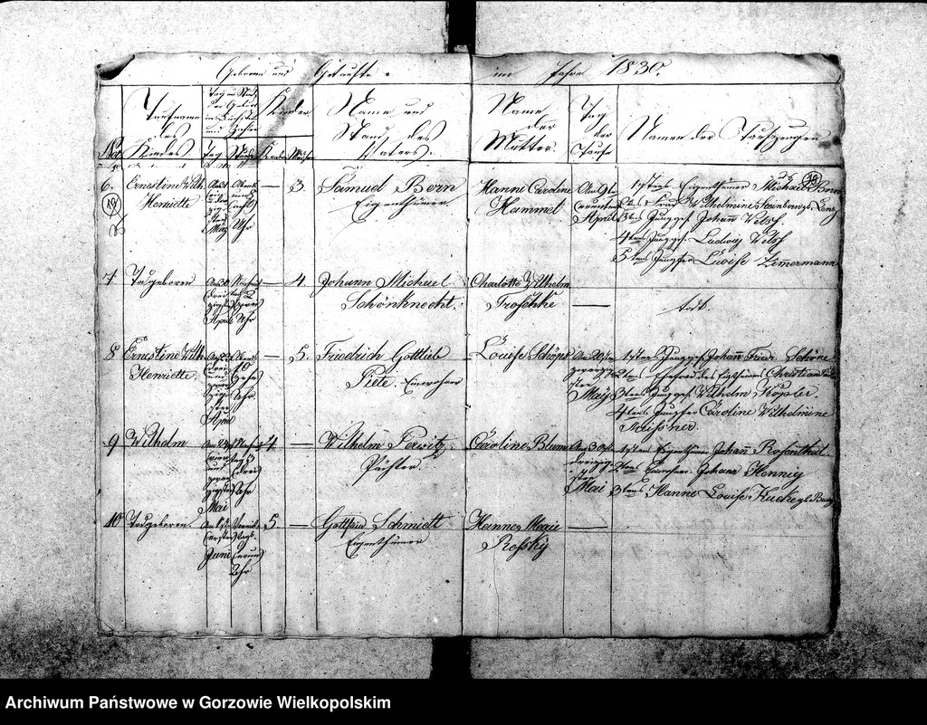 image.from.unit.number "Duplikate der Kirchenbücher von der Parochie Genninsch Warthebruch: Spiegel (Poźrzadło), Blumenthal (Kwiatkowice), Ludwigsthal (Trzęsów), Bergenhorst (Gorzębia), Haferwiese (Gosławka), Pollychener Hollander (Nowe Polichno), Gross Rehne (Rań), Alt Gennin (Jeninek), Ober Gennin (Jeniniec), Unter Gennin (Podjenin)"