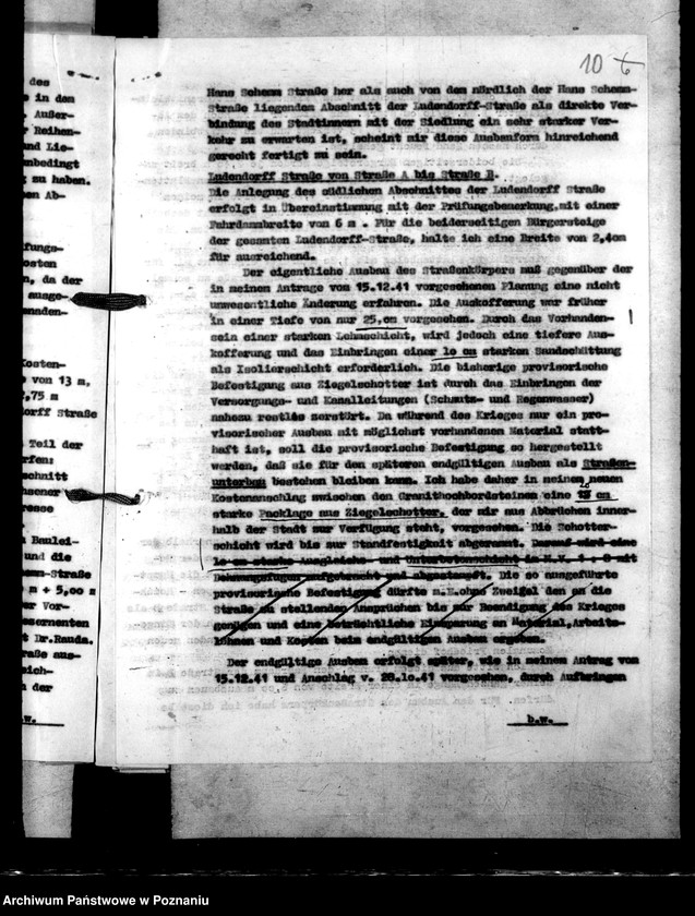 Obraz 14 z jednostki "Kreisstadt Kempen. Antrag auf Aufschliessungskosten der Siedlung für Reichsbedienstete"