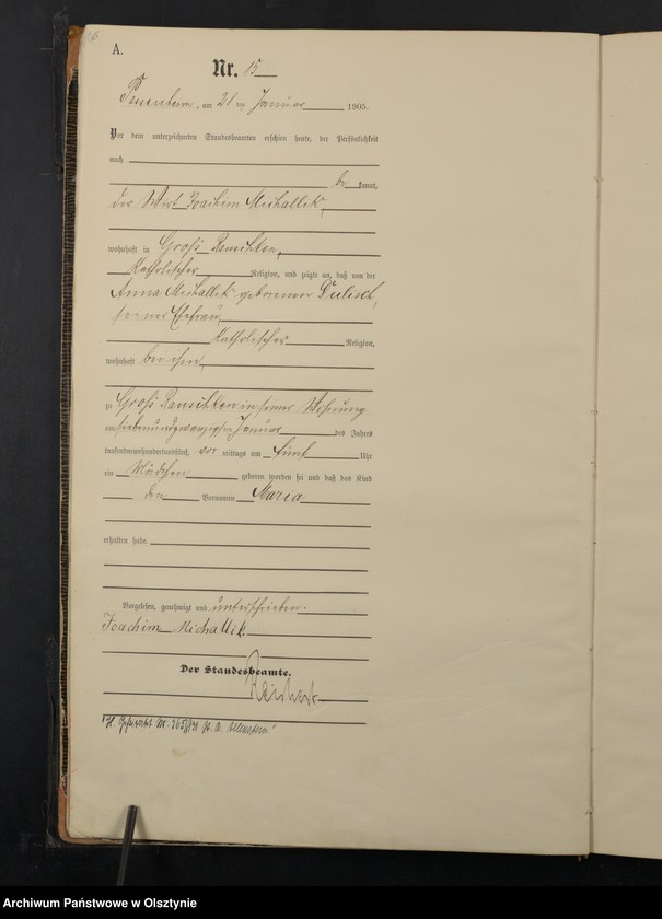 image.from.unit.number "Geburts-Haupt-Register Nr 1 - 200"