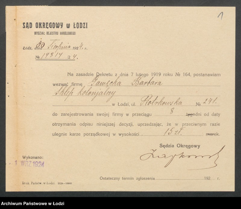 Obraz 3 z jednostki "Barbara Gawęcka – sklep kolonialny"