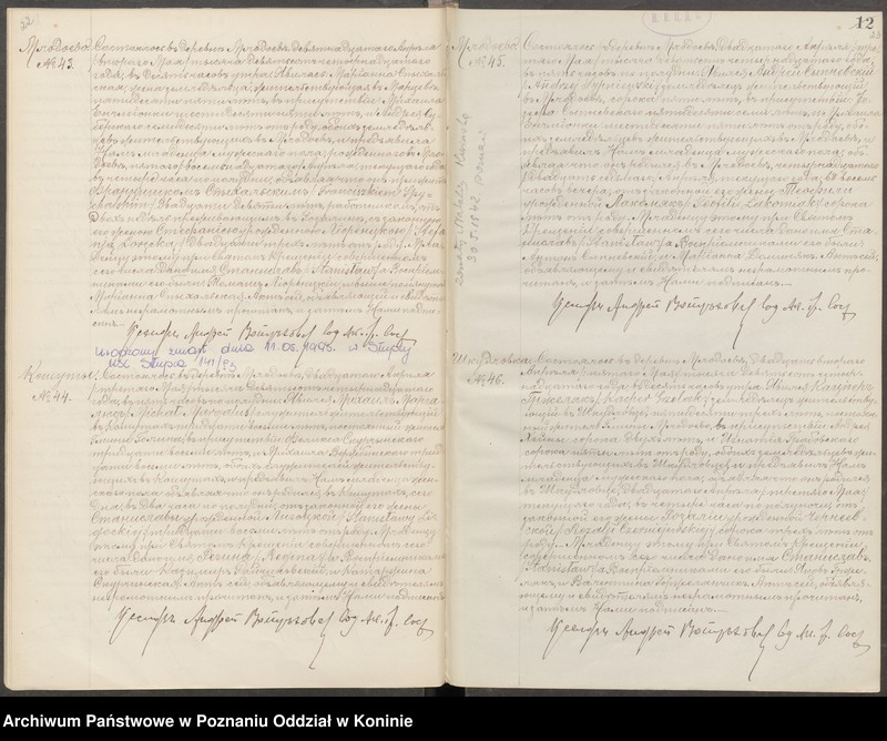 Obraz 14 z jednostki "Księga akt urodzenia, małżeństwa, zgonu [...] [za] 1914 rok"