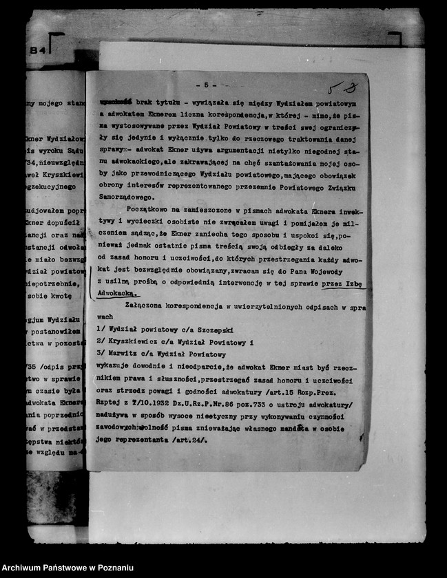 Obraz 9 z jednostki "/Ochrona prawna urzędników/ obraza urzędów i urzędników"