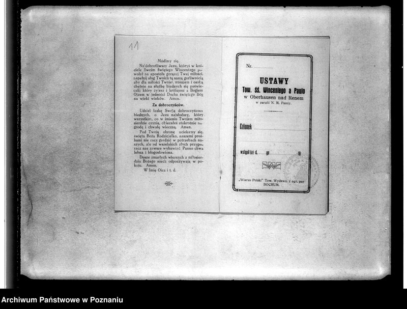 Obraz 16 z jednostki "Korespondencja, wycinki prasowe, wykazy, sprawy finansowe"