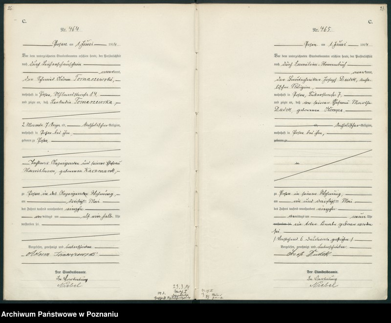 Obraz 16 z jednostki "Księga miejscowa zgonów tom II [Rejestr główny zgonów]"