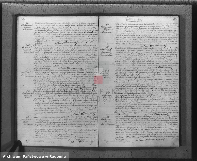 image.from.unit.number "[Duplikat akt urodzeń, małżeństw i zgonów parafii rzym.-kat. Głowaczów 1865 r.]"