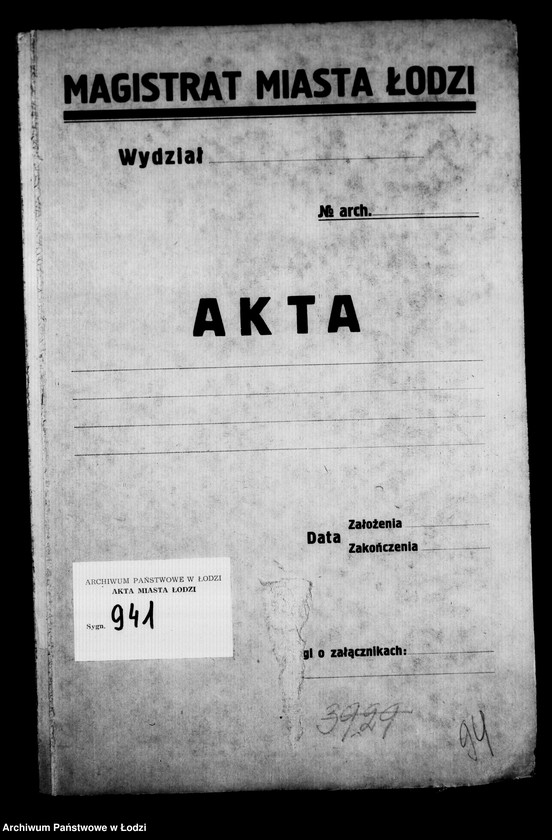 Obraz 4 z jednostki "Akta tyczące się adiunkta do czynności skarbowych"
