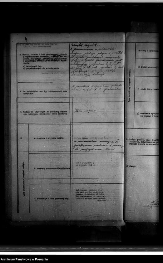 Obraz 8 z jednostki "Zatwierdzenie zakładu przemysłowego /rzeźni/ Jana Strauze w Gołańczy powiat wągrowiecki"