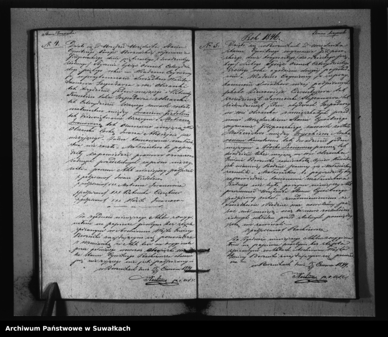 image.from.unit.number "Duplicat czyli kopia Akt Urzędnika Stanu Cywilnego Sekty filponów Gminy Berzniki Urodzonych, Umarłych i Zaślubionych za Lata pro 1844/48"