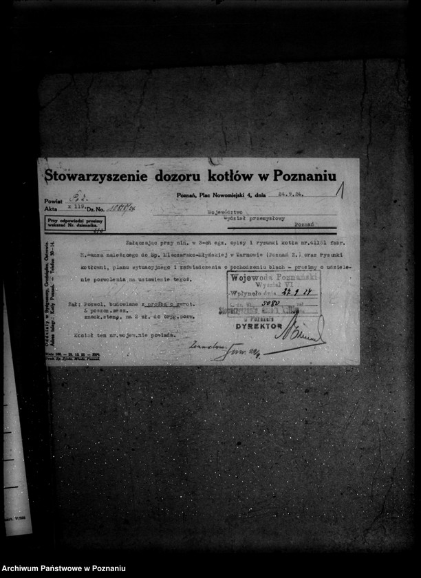 Obraz 5 z jednostki "Spółdzielnia mleczarsko-młyńska w Tarnowie powiat poznański  nr woj. 350"