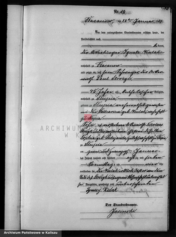Obraz 16 z jednostki "[Księga zgonów]"