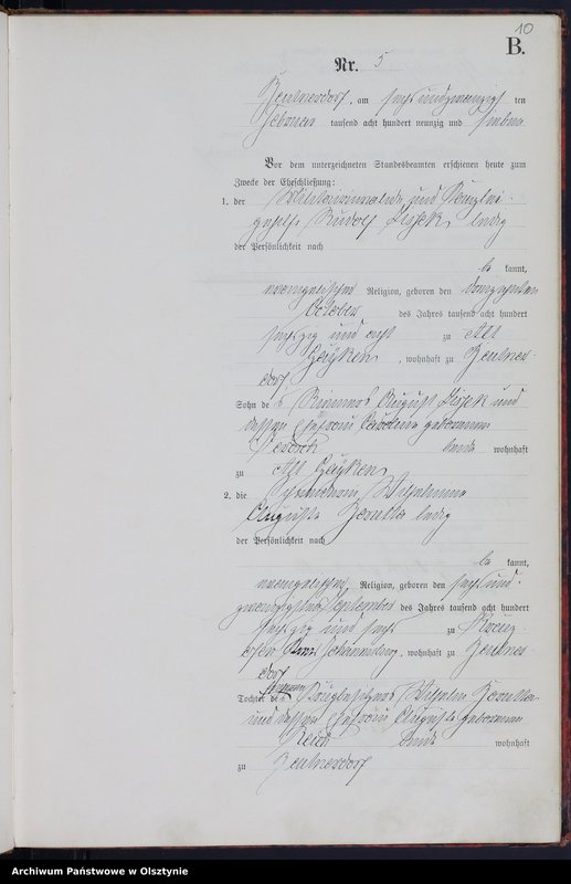 image.from.unit.number "Heirath-Haupt-Register Nr 1 - 30"