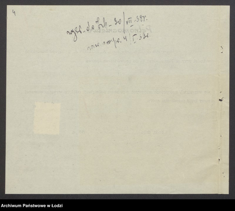 Obraz 6 z jednostki "Jechiel Tobiasz Zalcman – sprzedaż skór"