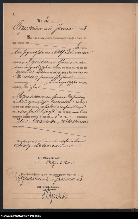 Obraz 5 z jednostki "Księga urodzeń"