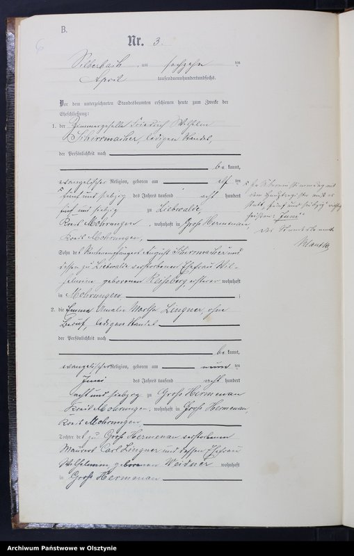 image.from.unit.number "Heiraths-Neben-Register Nr 1 - 17"