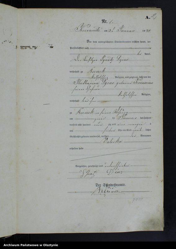 image.from.unit.number "Geburts-Haupt-Register Nr 1 - 77,1 - 97,1 - 88 i 1 - 83"