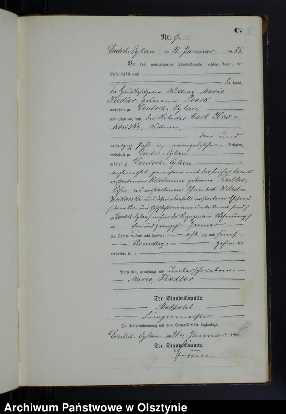 image.from.unit.number "Sterbe-Neben-Register Nr 1 - 127"