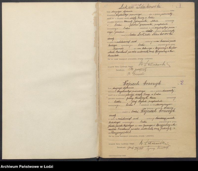 Obraz 3 z jednostki "Akta zgonów"