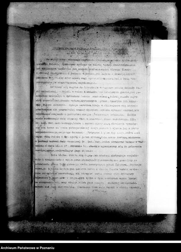 Obraz 5 z jednostki "Okólniki, programy działania, sprawy personalne wycinki prasowe"