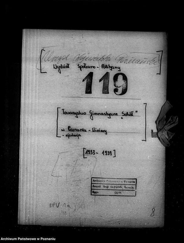 Obraz 4 z jednostki "/Towarzystwo Gimnastyczne Sokół w Poznaniu Winiary - rejestracja/"