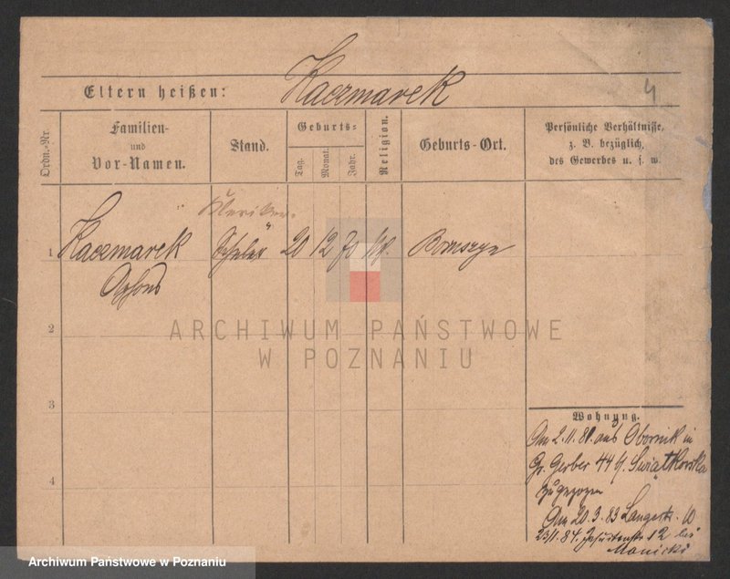 Obraz 4 z jednostki "Kaczmarek A-H (samotni mężczyźni)"