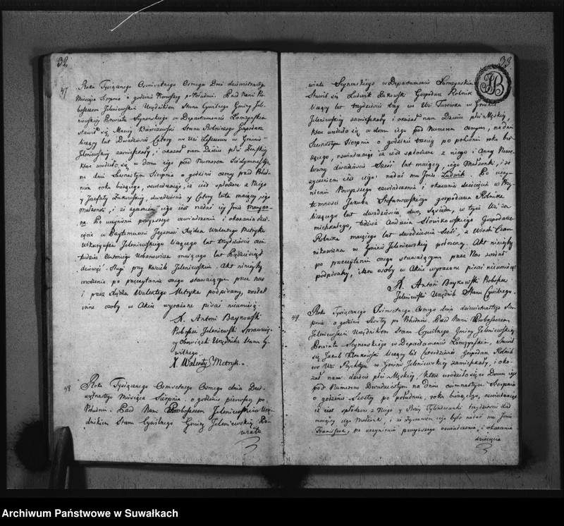 image.from.unit.number "Akta Urodzenia Gminy Jeleniewskiey Roku 1808"