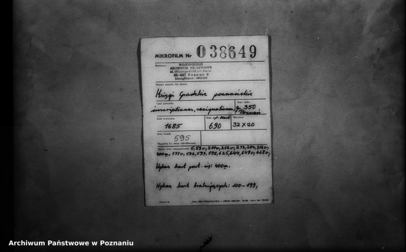 Obraz 2 z jednostki "Inscriptiones, resignationes [protocollon]"