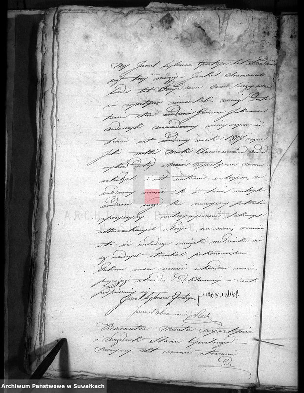 image.from.unit.number "Dowody do Akt Zaszluiomych Wyznania Mojżeszowego Parafii Suwalskiej za rok 1827"
