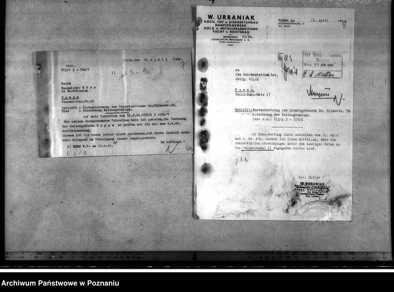 Obraz 6 z jednostki "Dienstgebäude des Reichsstatthälters Dr. Wilmsstrasse 58 - Poznań"