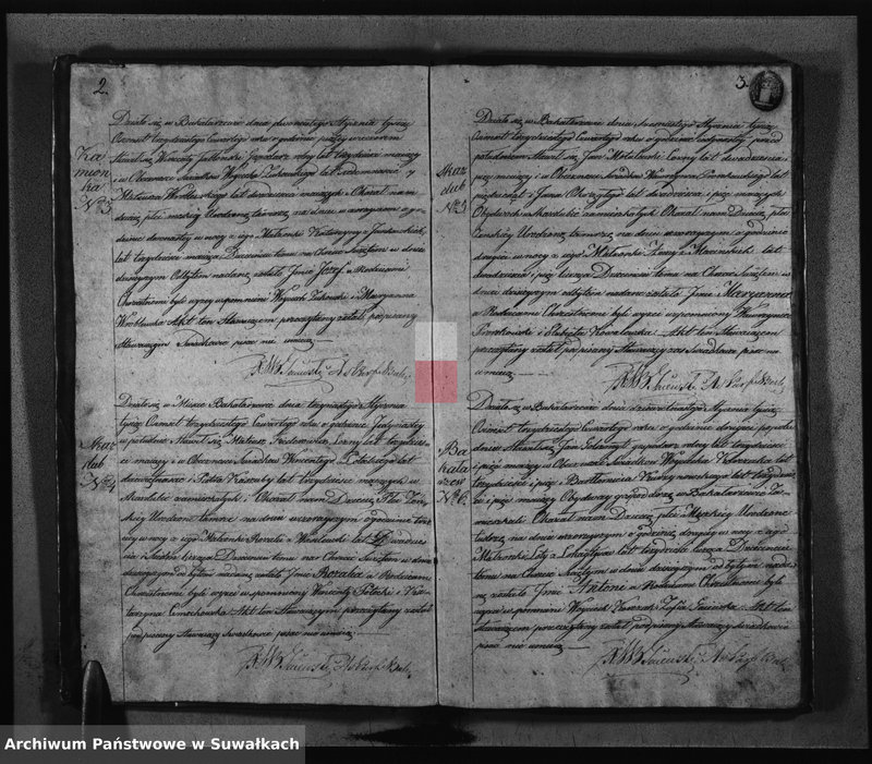 image.from.unit.number "Księga Duplikat Urodzonych, Zaślubionych Umarłych z roku 1834 Parafij Bakałarzewskiey Przeznaczona do Archiwum Hipotecznego Powiatu Dąbrowskiego"