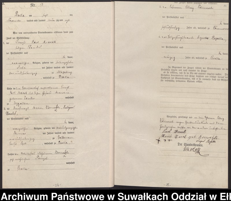 image.from.unit.number "Sterbe-Haupt-Register des Königlichen Preussischen Standes-Amtes Bialla Kreis Johannisburg für das Jahr 1895 Heiraths-Haupt-Register des Königlichen Preussischen Standes-Amtes Bialla Kreis Johannisburg für das Jahr 1898 und 1899"