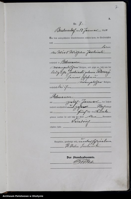 image.from.unit.number "Geburts-Haupt-Register Nr 1 - 200"