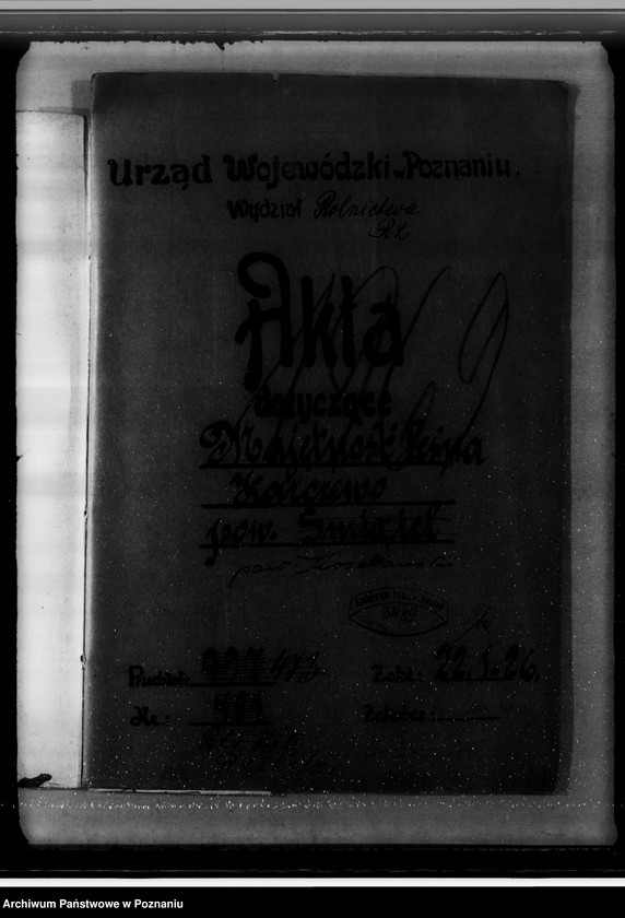 Obraz 4 z jednostki "Majętność leśna Karczewo powiat kościański"