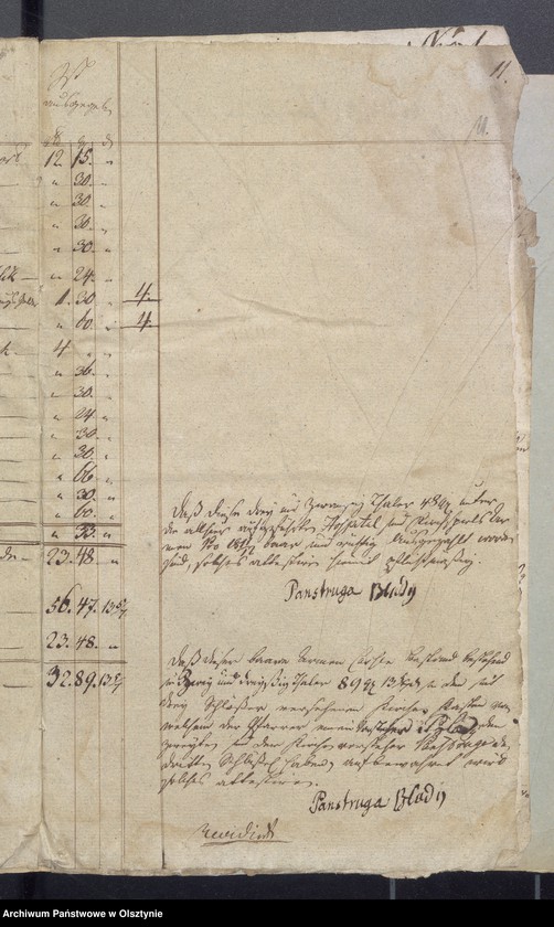 image.from.unit.number "Jahr Armen Cassen Rechnung der Widminnschen Kirche"