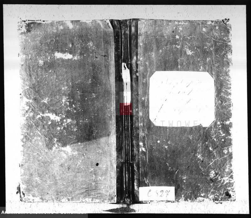 image.from.unit.number "Księga Duplikat z Roku 1839 Parafij Bakałarzewskiey przeznaczony do Archiwum Hipotecznego"