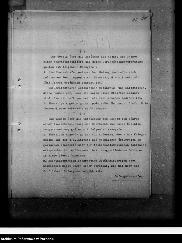 Obraz 16 z jednostki "Verordnung über die Einführung von Wehrrecht"