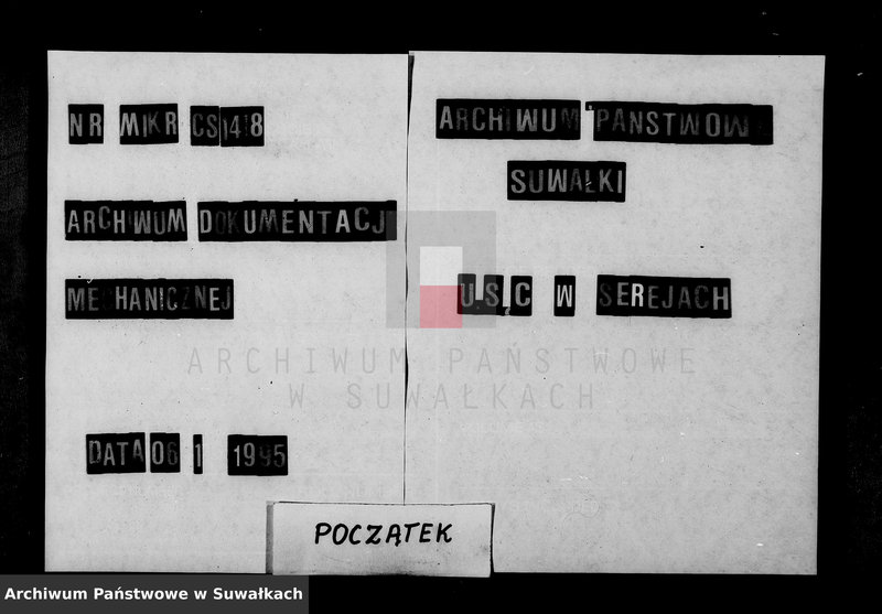 image.from.unit.number "Dokumenty Kasajuščiesja k Aktom Brakosočetavšichsja Lic Serejskogo Rimsko-Katoličeskogo Prichoda za 1872 god"