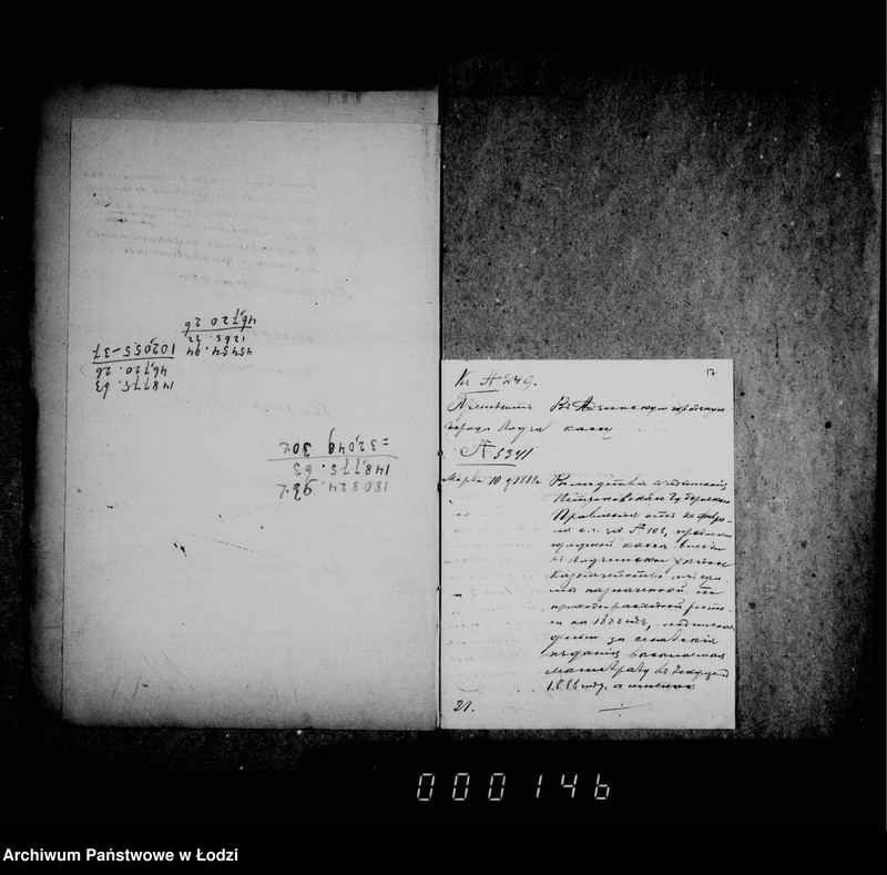 Obraz 16 z jednostki "Otčetnosti lodzinskoj gorodskoj kassy"