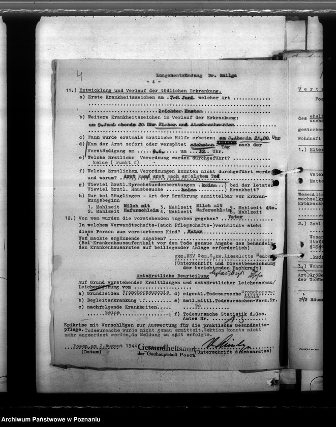 Obraz 8 z jednostki "Lekarskie stwierdzenia zgonów"