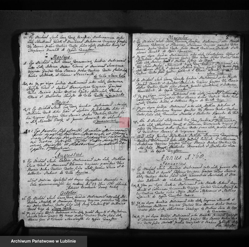 Obraz 7 z jednostki "Księga zaślubionych i zmarłych"