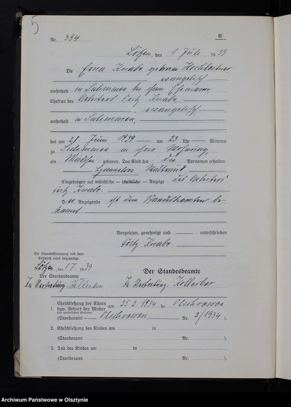 image.from.unit.number "Geburtenbuch/Zweitbuch/ Tom II,Nr 331 - 620"