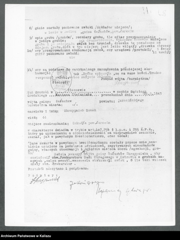 image.from.unit.number "Materiały dotyczące masowych egzekucji i ekshumacji z grobów masowych"