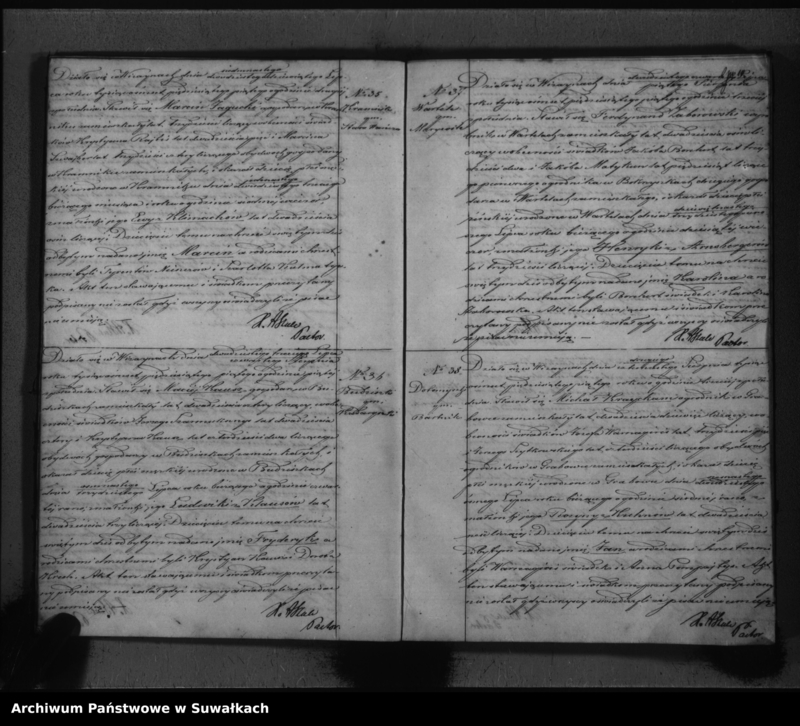 image.from.unit.number "Duplikat do zapisywania aktów urodzeń, zeyścia i ślubów w Parafii zwanej Wiżayny na rok 1855"