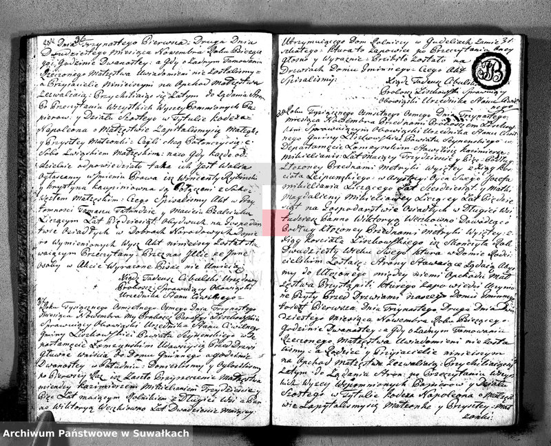 Obraz 19 z jednostki "Ta księga Małżeństw Honorowa Parafij Liszkowskiey"