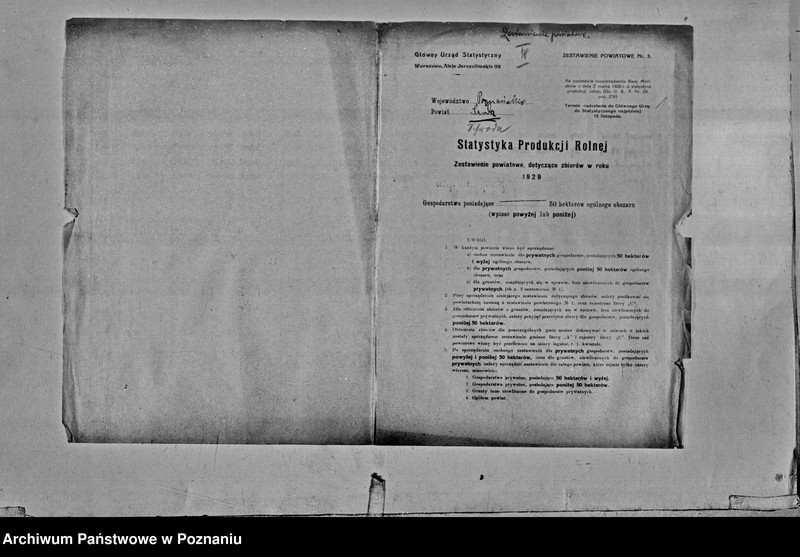 Obraz 3 z jednostki "Statystyka produkcji rolnej - zestawienie powiatowe - Środa"