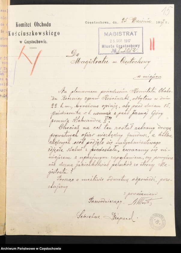 Obraz 6 z kolekcji "Usunięcie pomnika Aleksandra II Romanowa w Częstochowie111"